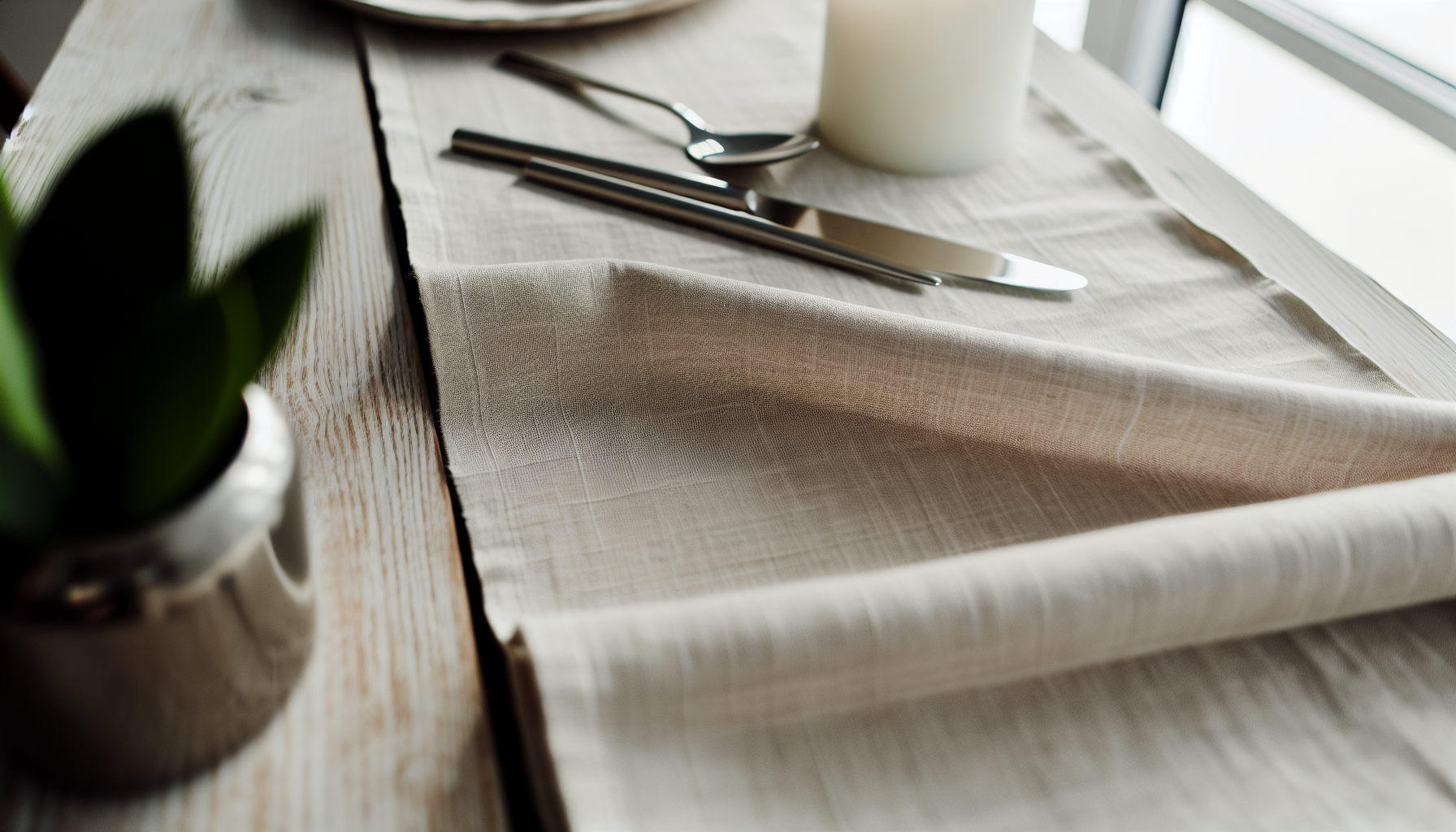 Quel tissu choisir pour un chemin de table élégant et durable ?