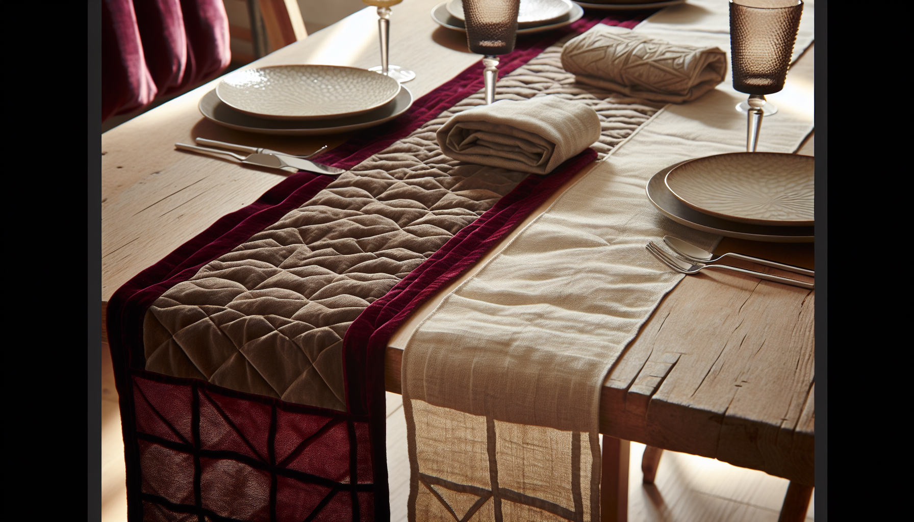 Quelle est la différence entre un set de table et un chemin de table ?
