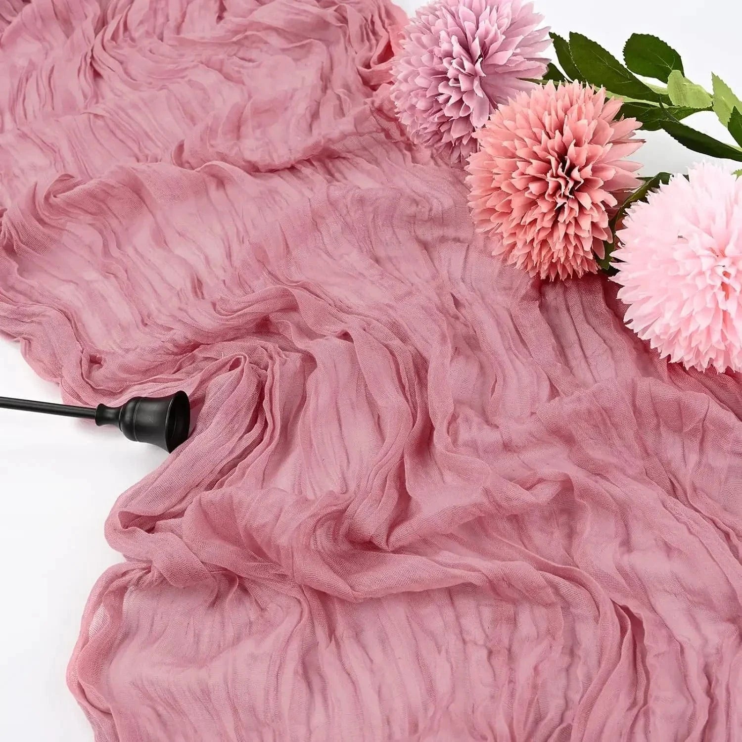 Chemin de table bleu canard Rubber red / 90x300cm / 1PCS