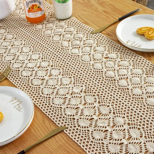 Chemin de table crochet moderne Style B / 30X140cm