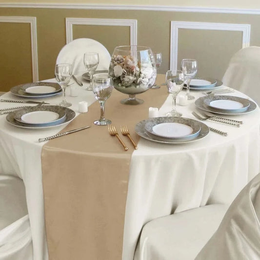 Chemin de table doré