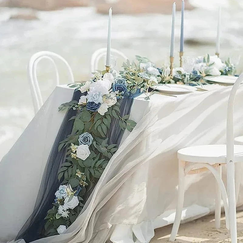 Chemin de table fleur mariage