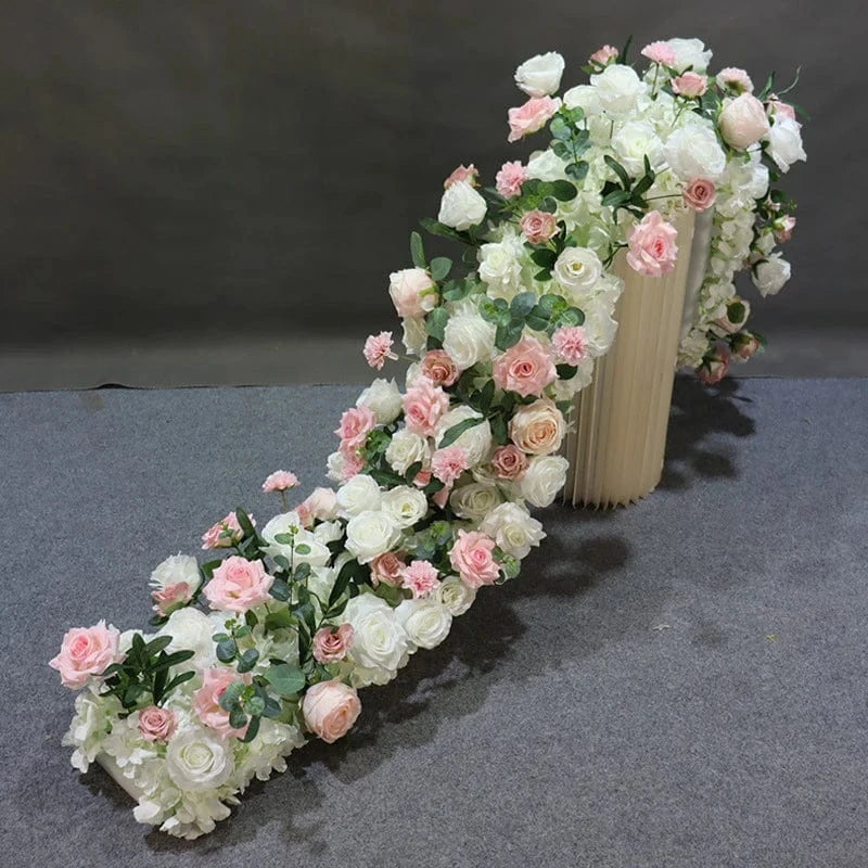 Chemin de table fleuri mariage A27- / 40X200CM