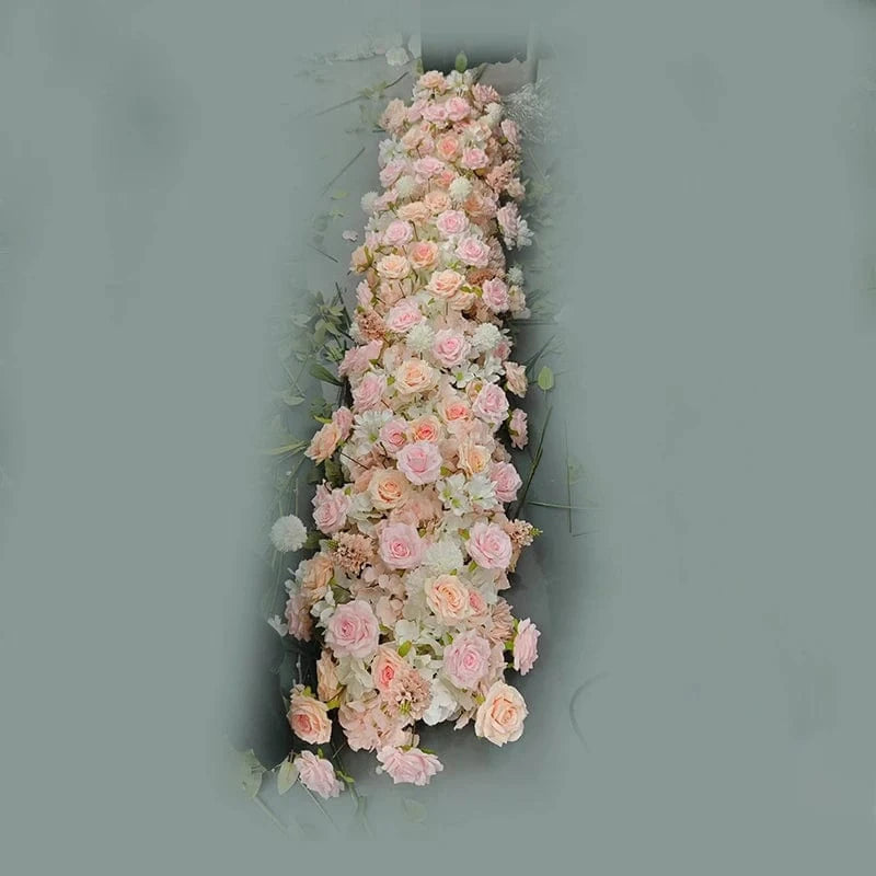 Chemin de table fleuri mariage