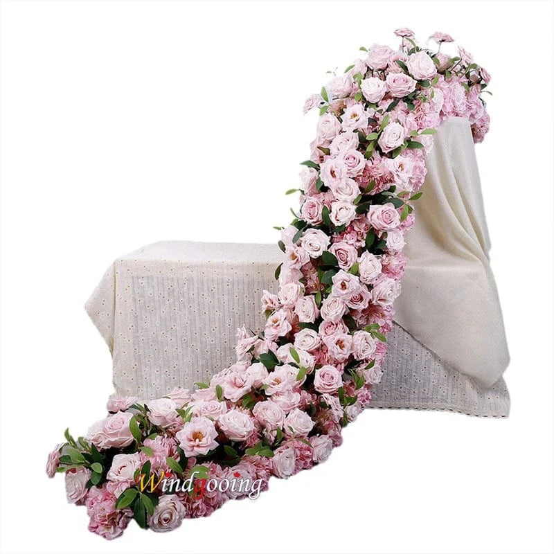 Chemin de table fleuri mariage