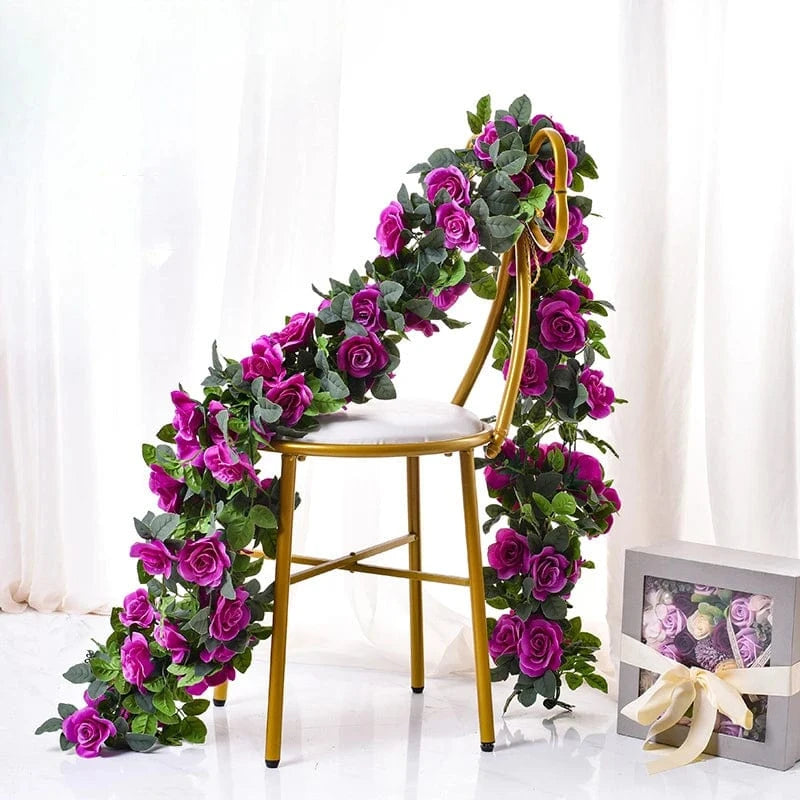 Chemin de table fleurs mariage
