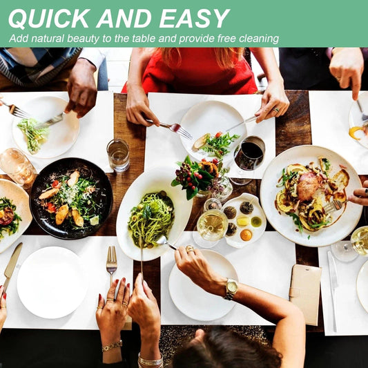 Chemin de table papier