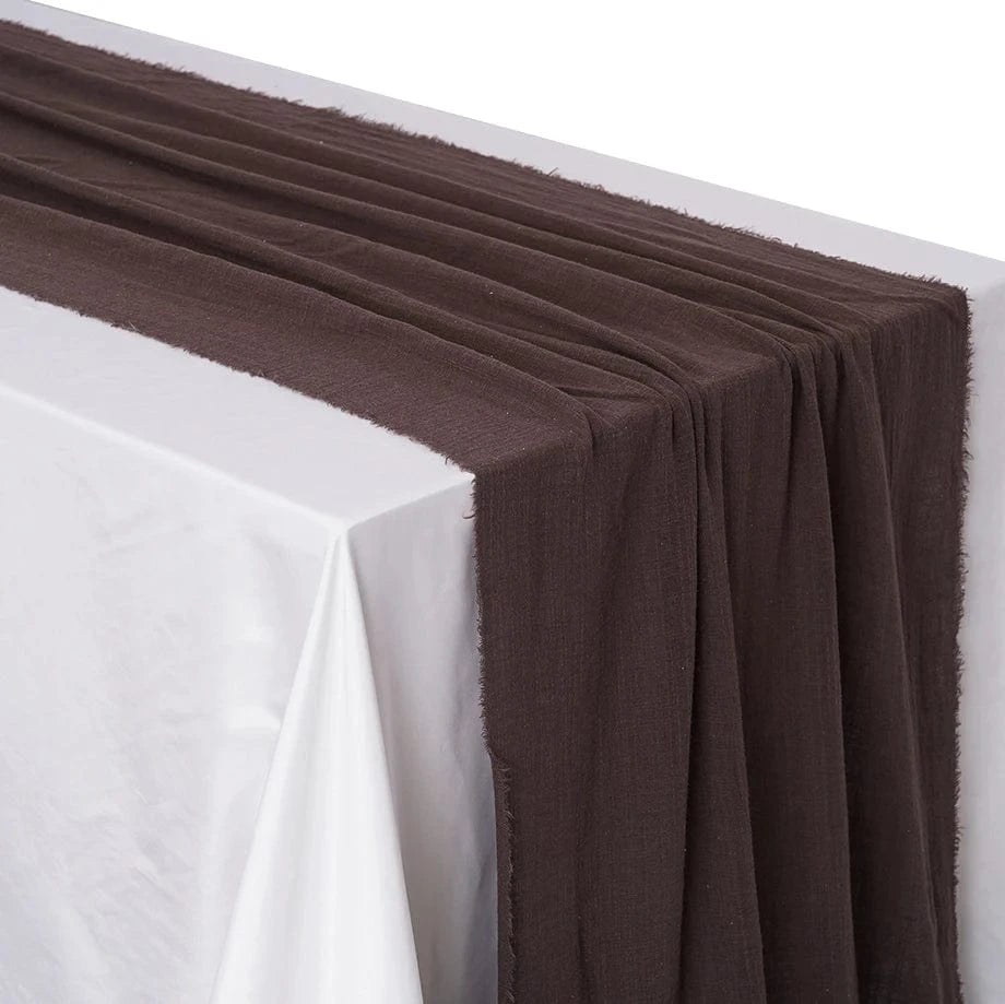 Chemin de table pour mariage Marron / 40X200cm
