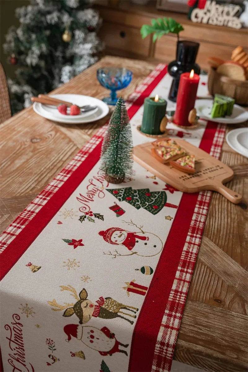 Chemins de table de noel