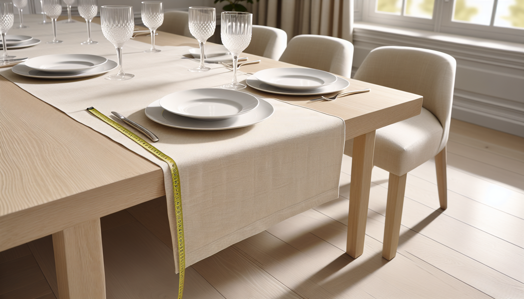 Quelle est la taille standard d’un chemin de table ? Nos conseils pratiques