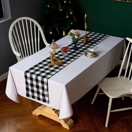 Chemin de table a carreaux