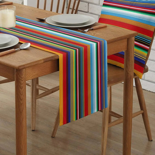 Chemin de table coloré