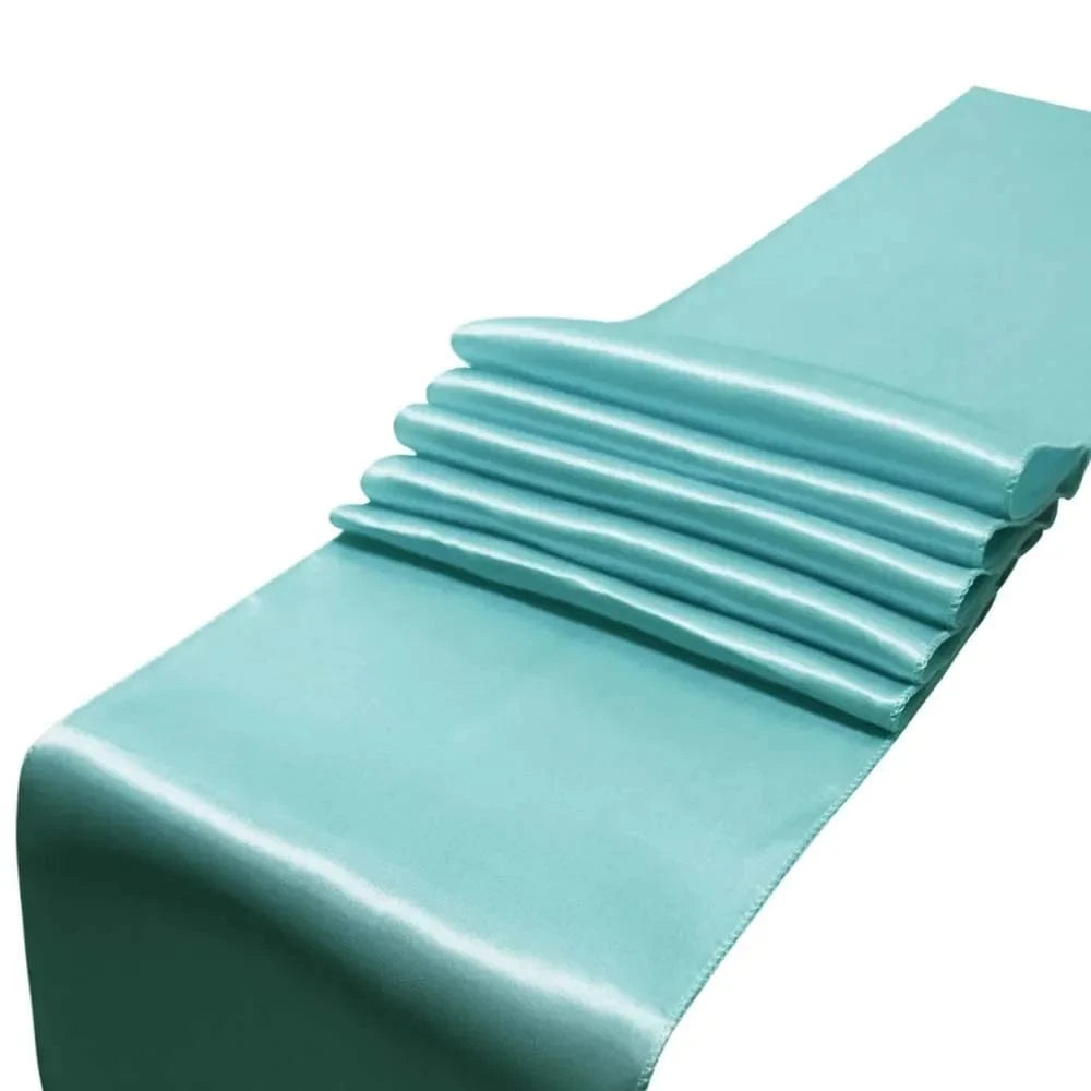 Chemin de table doré mint green / 30x275cm