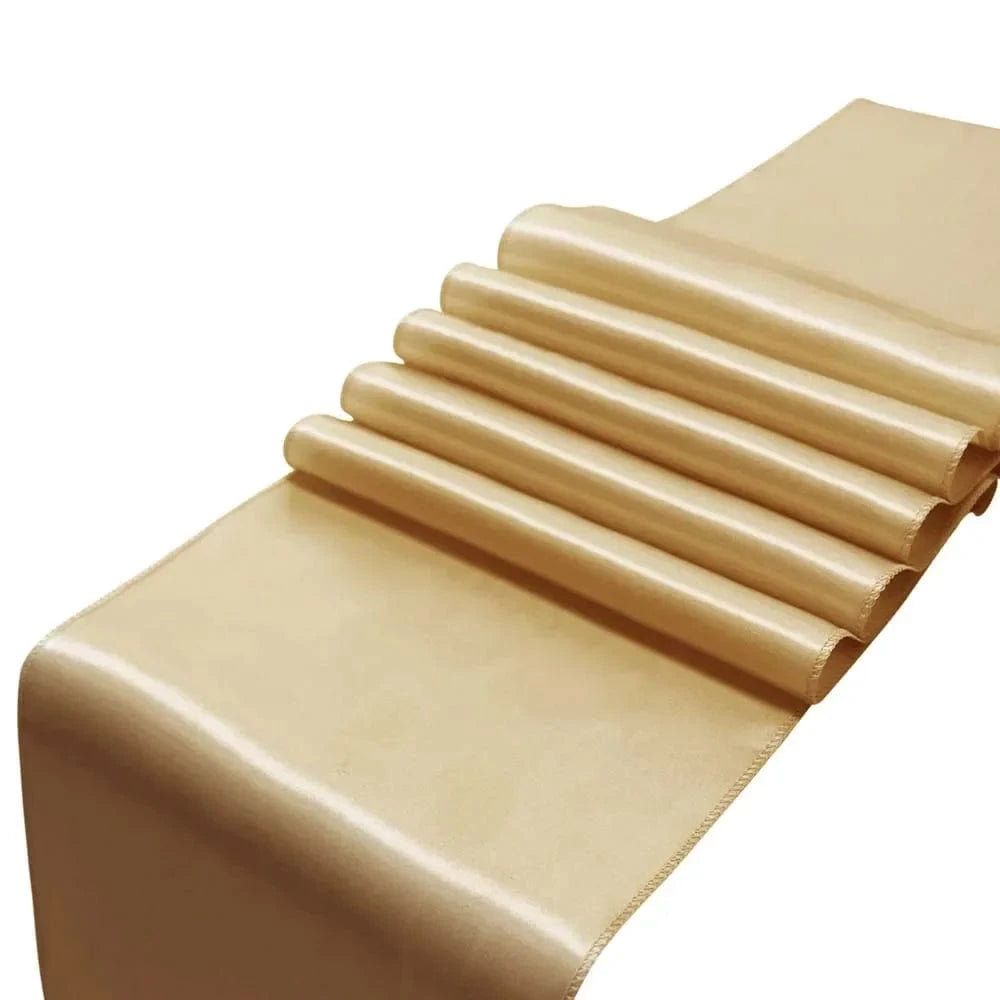 Chemin de table doré champagne / 30x275cm