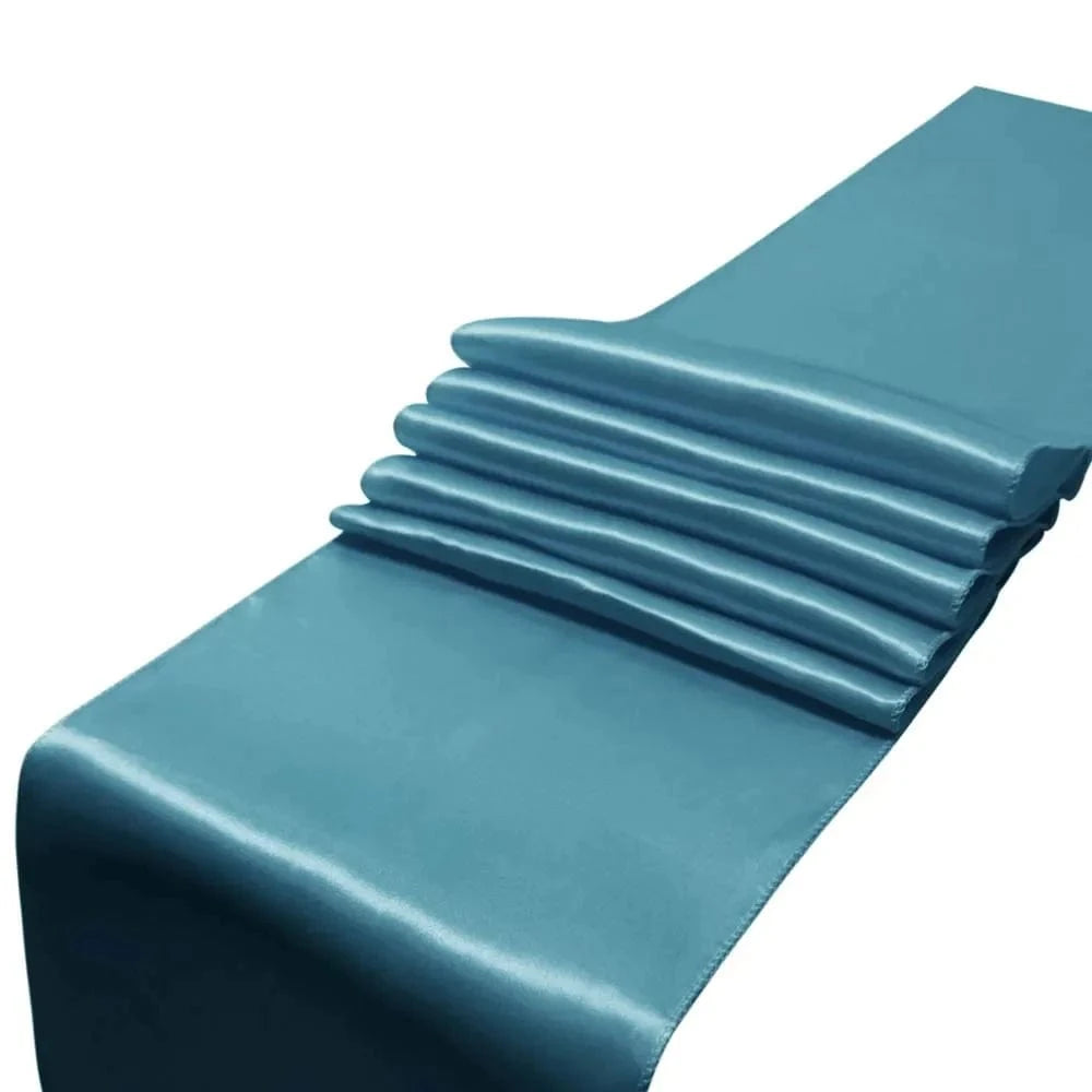 Chemin de table doré teul blue / 30x275cm