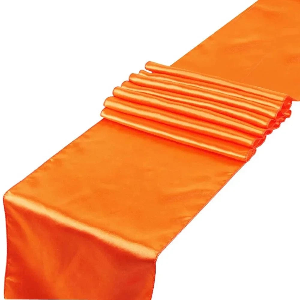 Chemin de table doré orange / 30x275cm