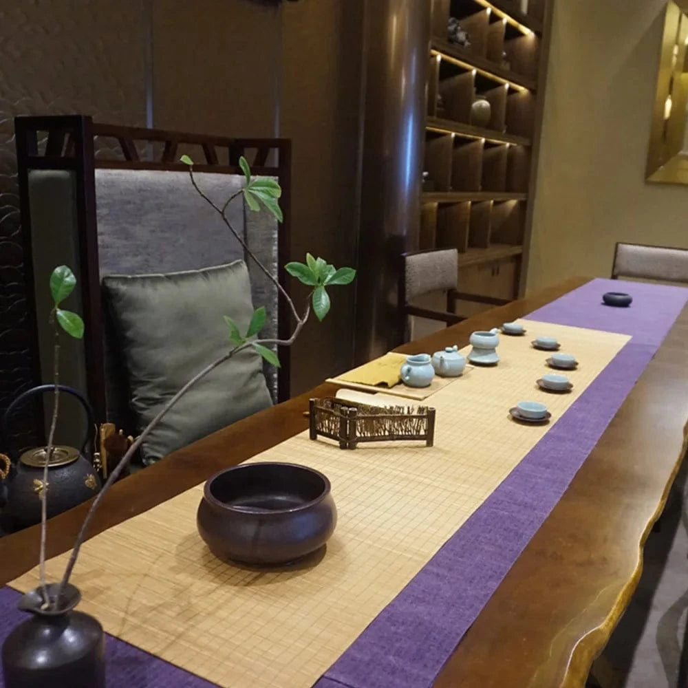 Chemin de table en bambou