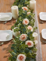 Chemin de table fleuri eucalyptus - Vignette | Mon Beau Chemin de Table