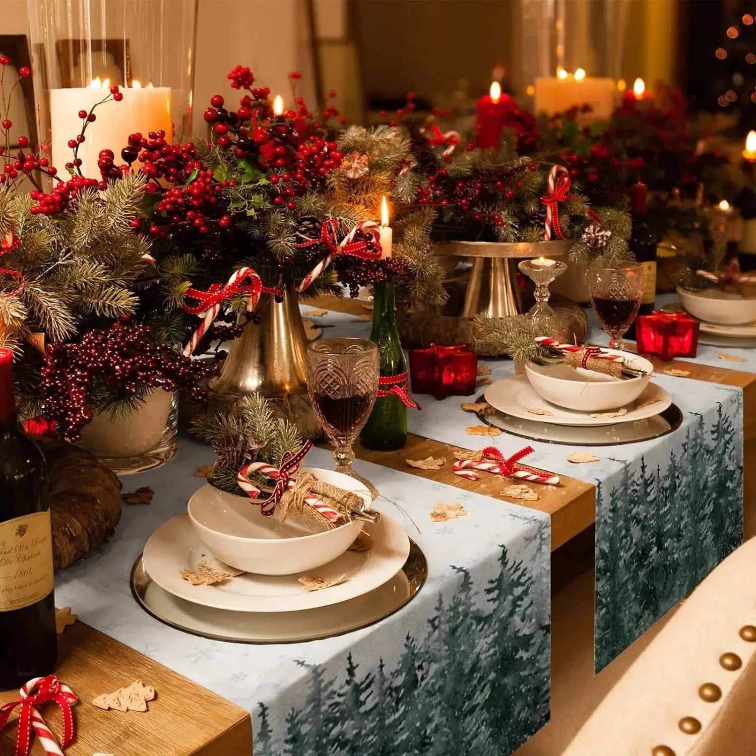 Chemin de table sapin
