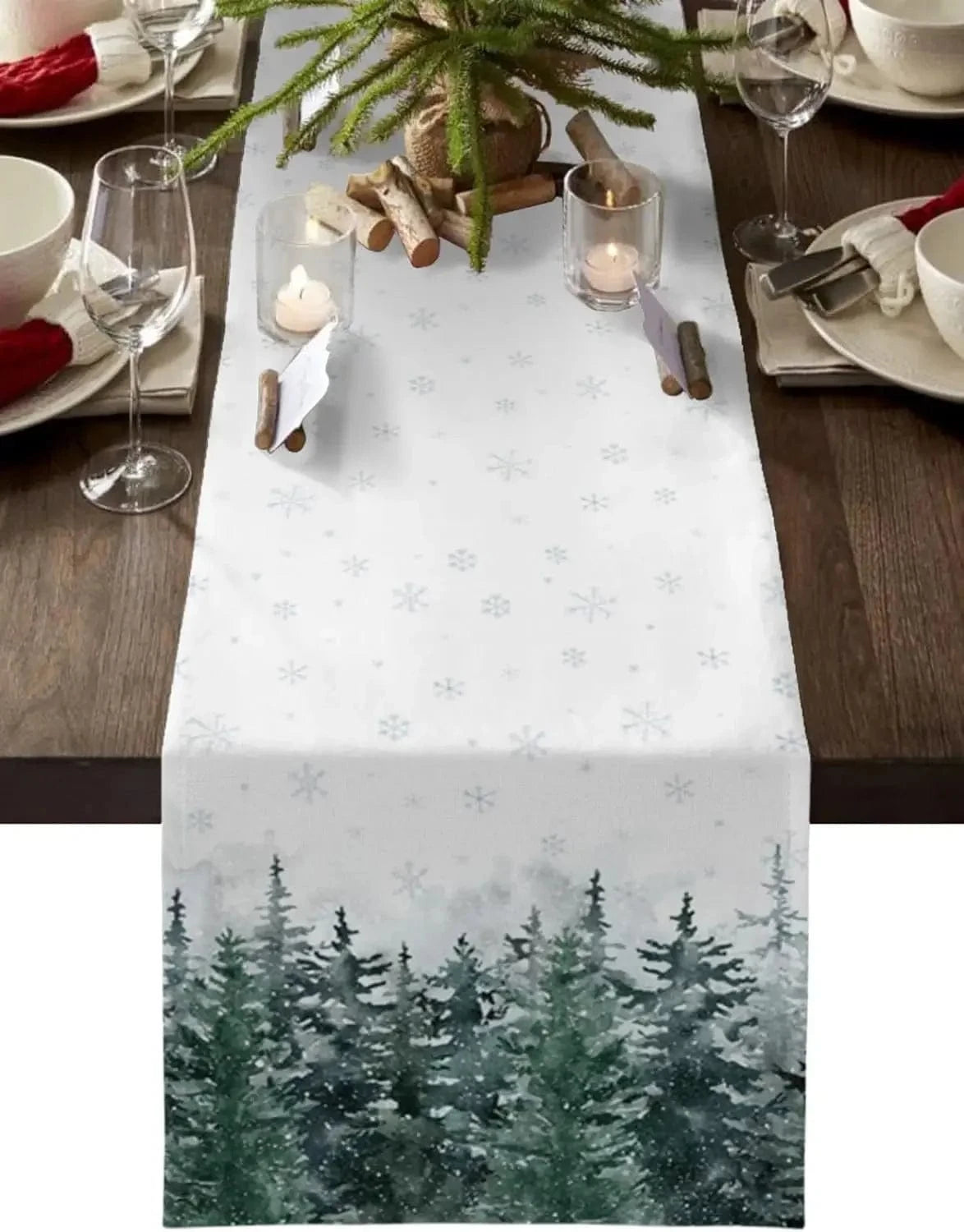 Chemin de table sapin 1 / 150x33cm