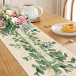 Chemin de table vert eucalyptus - Vignette | Mon Beau Chemin de Table
