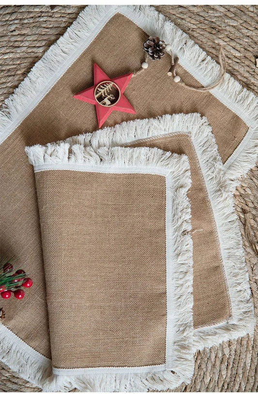 Jute chemin de table